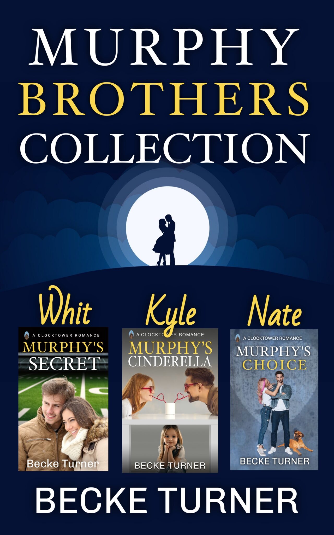Collection cover for The Murphy Brothers Collection - Sweet romance stories of three Murphy brothers discovering family and love.