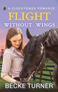 Book cover for Flight Without Wings - A trainer and single dad face deep secrets and high stakes in this equestrian romance.